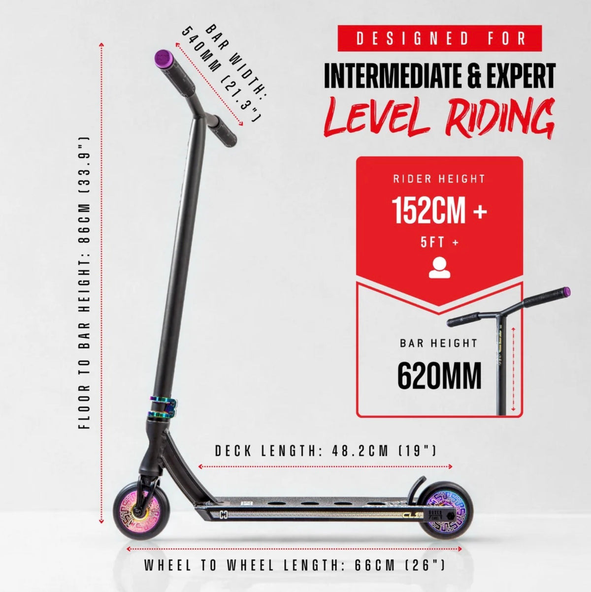Core CL1 Complete Stunt Scooter