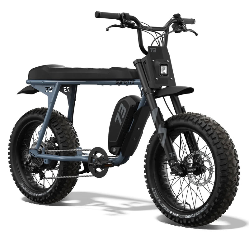 Super 73 S Adventure Panther Blue Electric Fat Bike