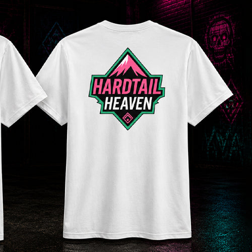 Hardtail Heaven big & little logo T-shirt
